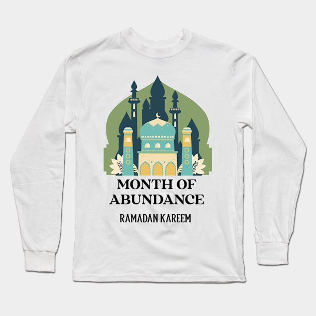 Month of Abundance Long Sleeve T-Shirt by Creative Meows